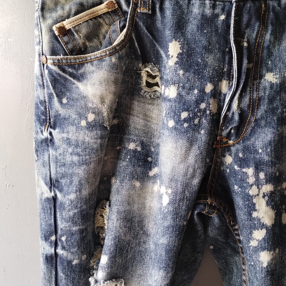 Super Distressed The Heritage by America Jeans sz 38 x 34 - Picture 2 of 16